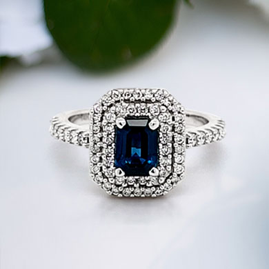 Sapphire collection at A. T. Thomas Jewelers