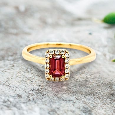 Tourmaline collection at A. T. Thomas Jewelers