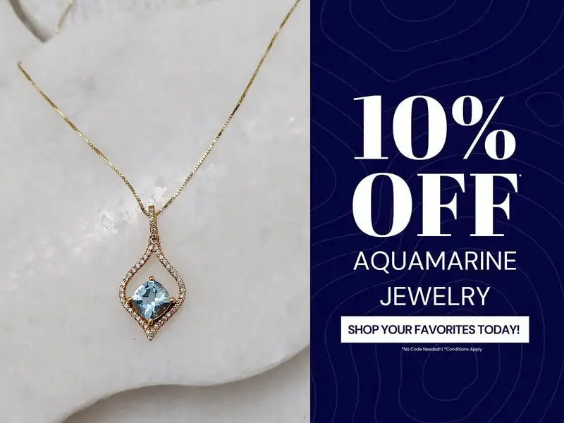 March Birthstone Aquamarine Special Offer at A. T. Thomas Jewelers