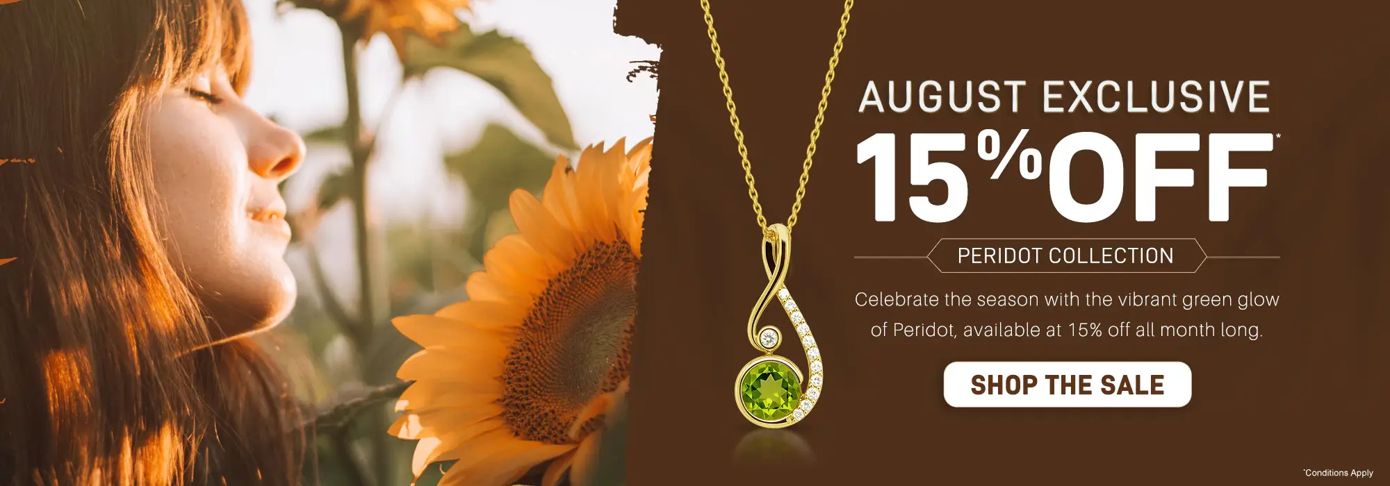 August Birthstone Offers at A. T. Thomas Jewelers