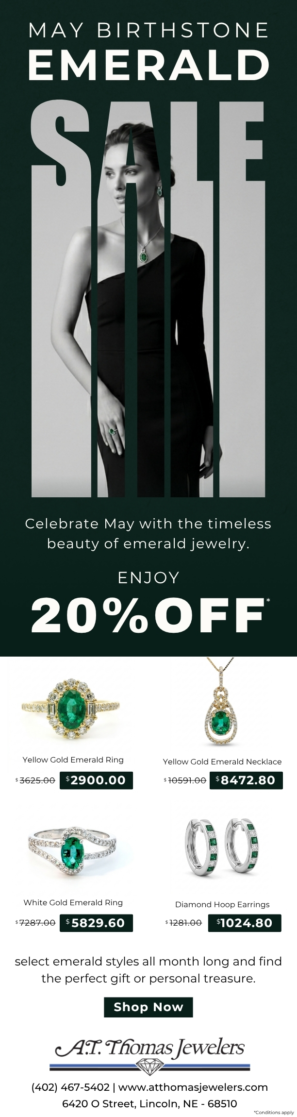 May Birthstone Sale
