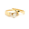 Picture of Yellow Gold Marquise Diamond Bridal Set