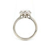 Picture of White Gold Fancy Floral Diamond Halo Semi Mount