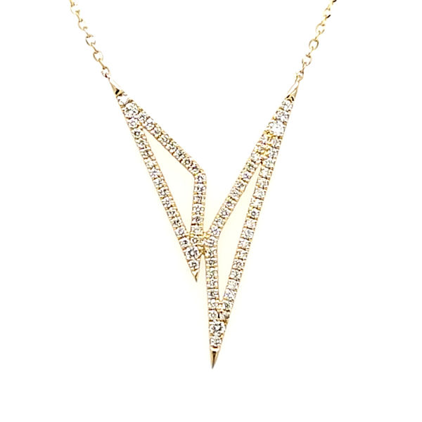 Picture of Yellow Gold Diamond Necklace