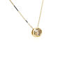 Picture of Yellow Gold Champagne Diamond Necklace