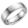Picture of Brushed Finish Line Detailed Men's Wedding Band