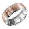 Picture of Two Tone Detailed Men's Wedding Band