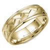 Picture of Carved Pattern Center Milgrain Detailed Men's Wedding Band