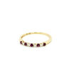 Picture of Yellow Gold Amethyst & Diamond Ring